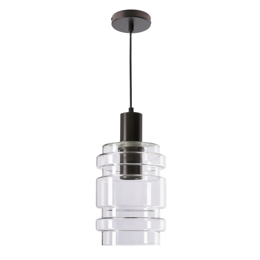 Lustr na lanku RADON 1xE27/40W/230V čirá
