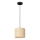 Lustr na lanku RATTAN 1xE27/60W/230V pr. 18 cm ratan