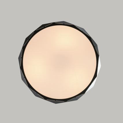 Lustr na lanku REUS 3xE27/40W/230V pr. 47 cm černá