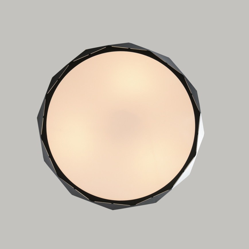 Lustr na lanku REUS 3xE27/40W/230V pr. 47 cm černá