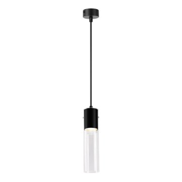 Lustr na lanku RICKY 1xGU10/10W/230V černá