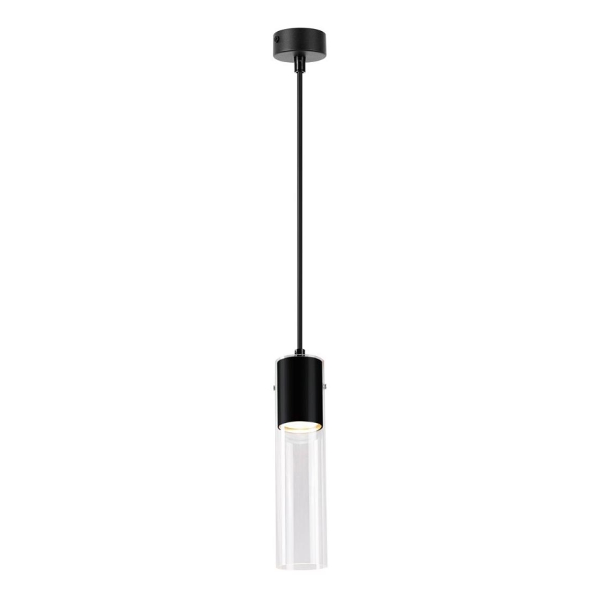 Lustr na lanku RICKY 1xGU10/10W/230V černá