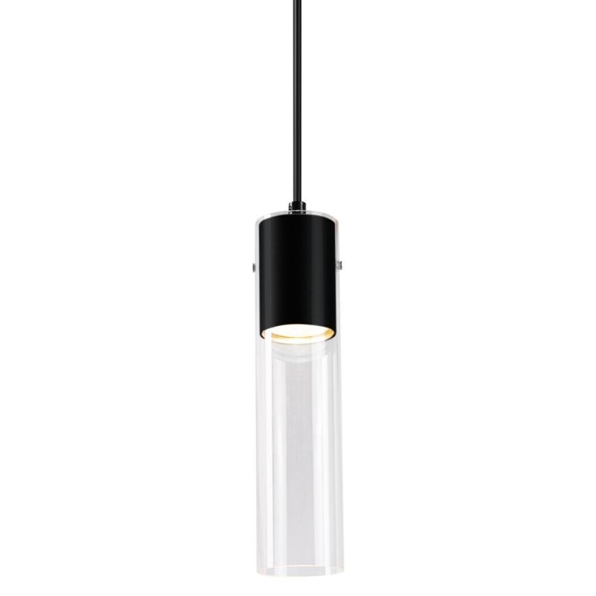 Lustr na lanku RICKY 1xGU10/10W/230V černá