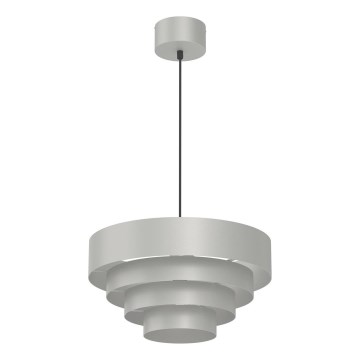 Lustr na lanku RINGS 1xE27/15W/230V lesklý chrom