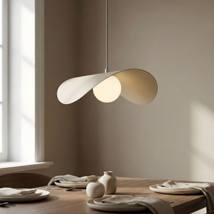 Lustr na lanku RITUAL 1xG9/8W/230V béžová