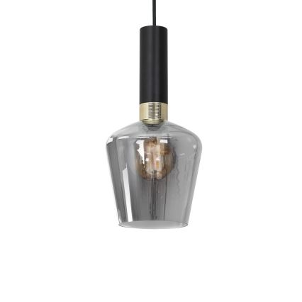 Lustr na lanku ROMA BLACK 1xE27/60W/230V