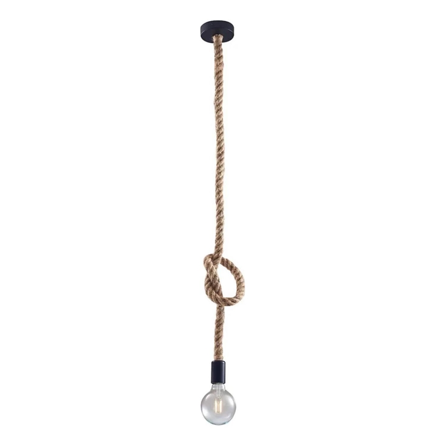 Lustr na lanku ROPE 1xE27/12W/230V
