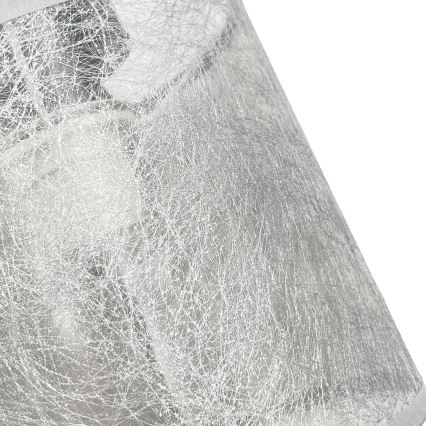 Lustr na lanku ROSA 1xE27/60W/230V černá/šedá