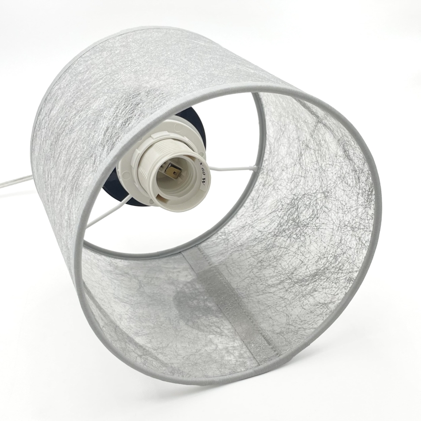 Lustr na lanku ROSA 1xE27/60W/230V černá/šedá