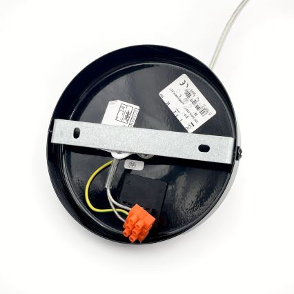 Lustr na lanku ROSA 1xE27/60W/230V černá/šedá