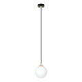 Lustr na lanku ROYAL 1xE14/10W/230V pr. 14 cm černá