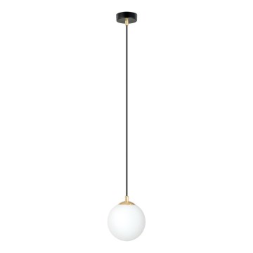 Lustr na lanku ROYAL 1xE14/10W/230V pr. 14 cm černá