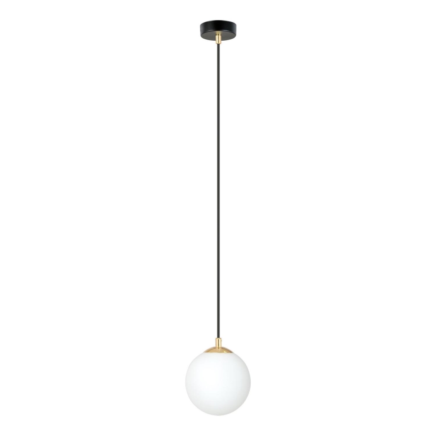 Lustr na lanku ROYAL 1xE14/10W/230V pr. 14 cm černá