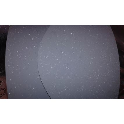 Lustr na lanku SFERA 1xE27/60W/230V pr. 35 cm šedá/zlatá