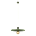 Lustr na lanku SILA 1xE27/15W/230V pr. 40 cm zelená