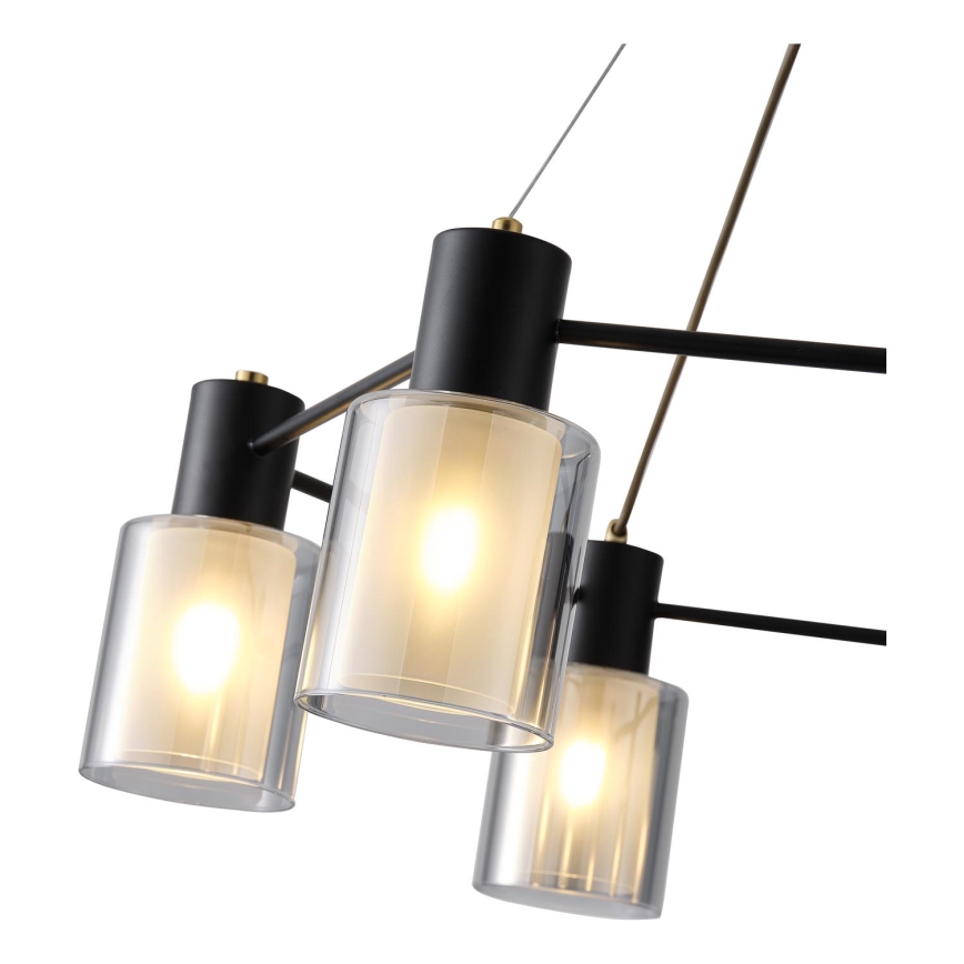 Lustr na lanku SILENCE 6xE14/15W/230V