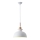 Lustr na lanku SIMPLO 1xE27/15W/230V bílá pr. 28 cm