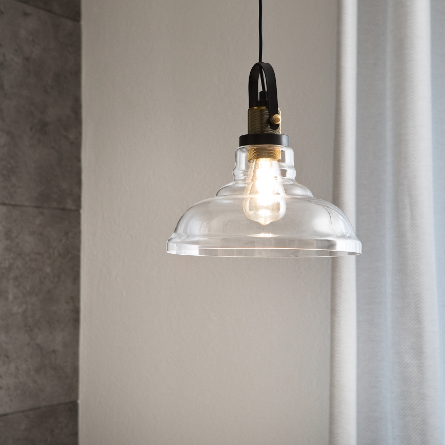 Lustr na lanku SINGLE 1xE27/60W/230V
