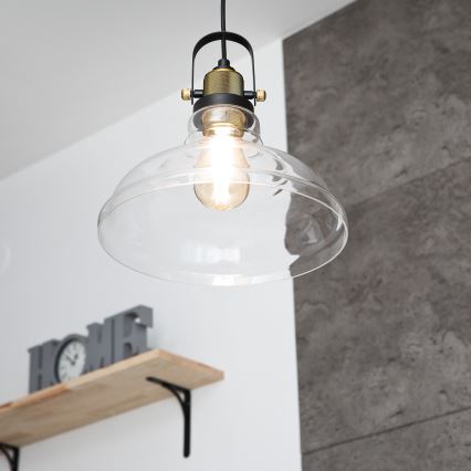 Lustr na lanku SINGLE 1xE27/60W/230V