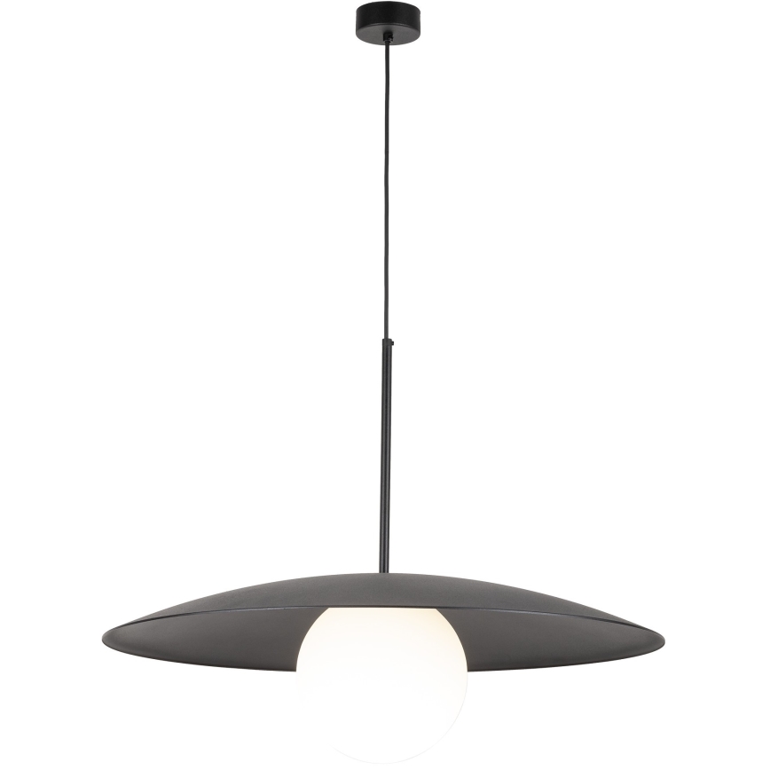 Lustr na lanku SLATE 1xE27/15W/230V pr. 65 cm černá