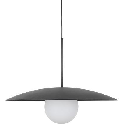 Lustr na lanku SLATE 1xE27/15W/230V pr. 65 cm černá