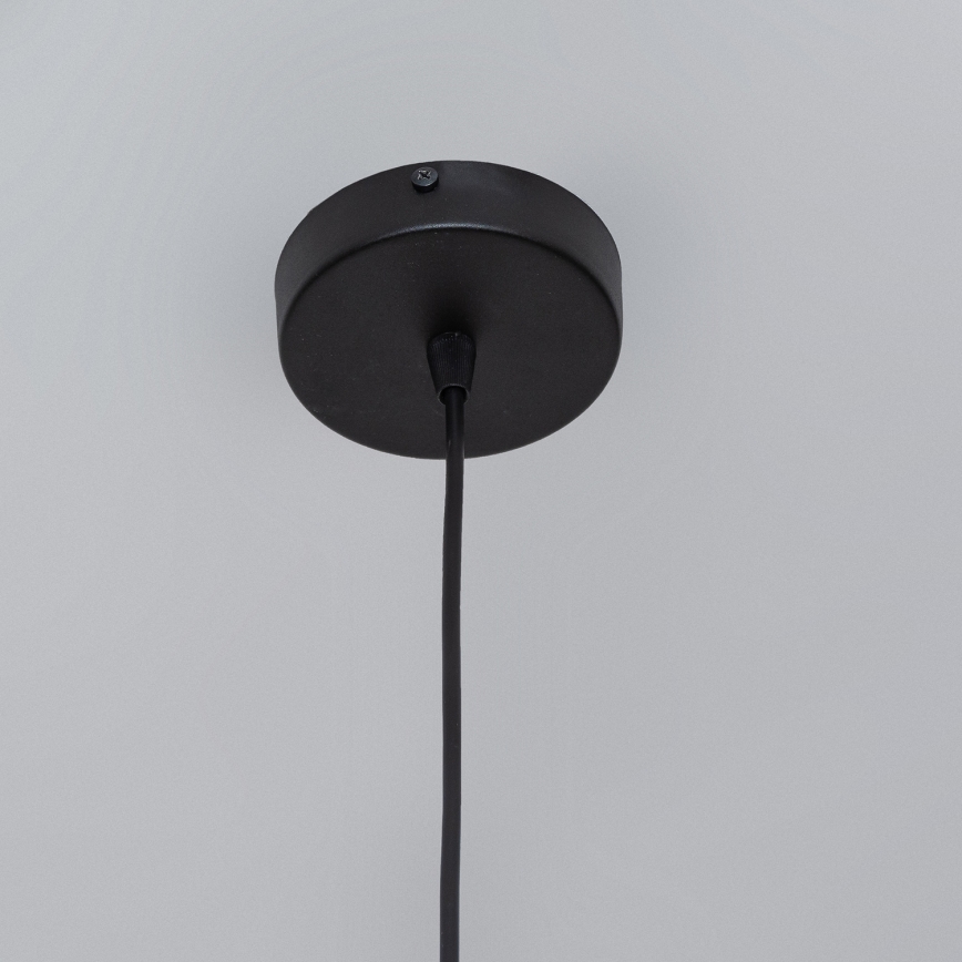 Lustr na lanku SOLANO 1xE27/15W/230V černá/lesklý chrom