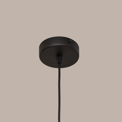 Lustr na lanku SOLANO 1xE27/15W/230V černá/zlatá