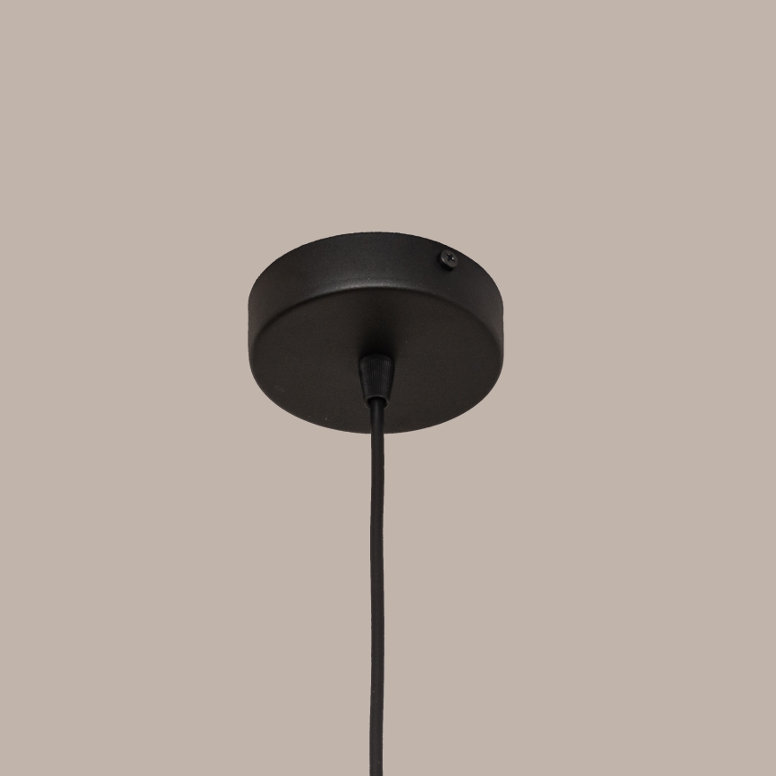 Lustr na lanku SOLANO 1xE27/15W/230V černá/zlatá