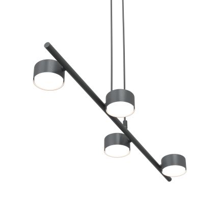 Lustr na lanku SORA 4xGX53/12W/230V černá