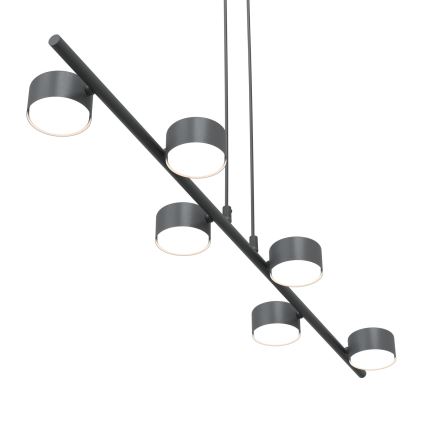 Lustr na lanku SORA 6xGX53/12W/230V černá