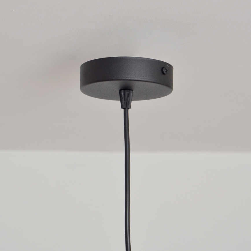Lustr na lanku SORAPIS 1xE27/15W/230V černá