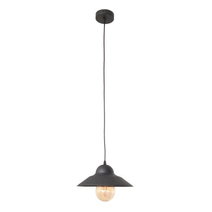 Lustr na lanku SORAPIS 1xE27/15W/230V černá
