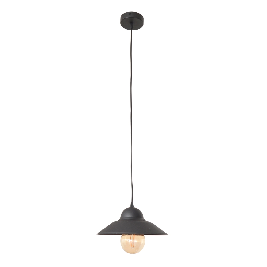 Lustr na lanku SORAPIS 1xE27/15W/230V černá
