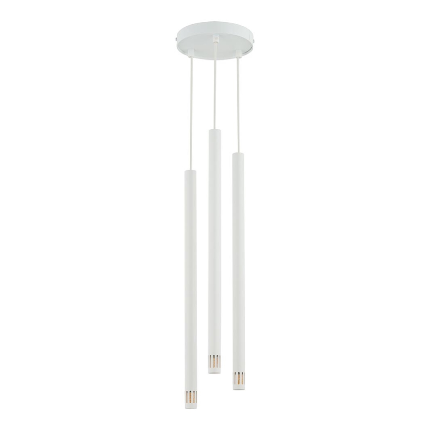 Lustr na lanku STALACTITE LASER 3xG9/3W/230V bílá