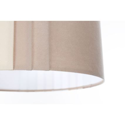 Lustr na lanku STRIPES 1xE27/60W/230V pr. 60 cm béžová