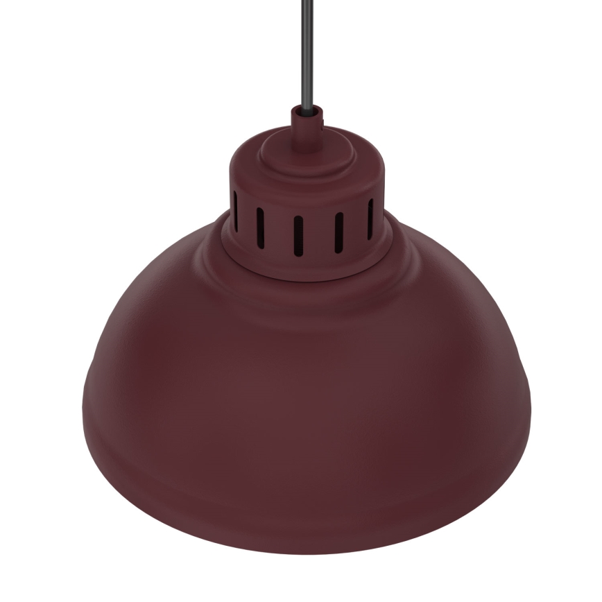 Lustr na lanku SVEN 3xE27/15W/230V burgundy
