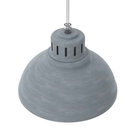 Lustr na lanku SVEN 3xE27/15W/230V šedá