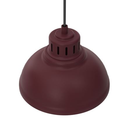 Lustr na lanku SVEN 4xE27/15W/230V burgundy