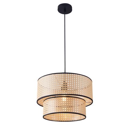 Lustr na lanku TAKARA 1xE27/20W/230V pr. 40 cm béžová