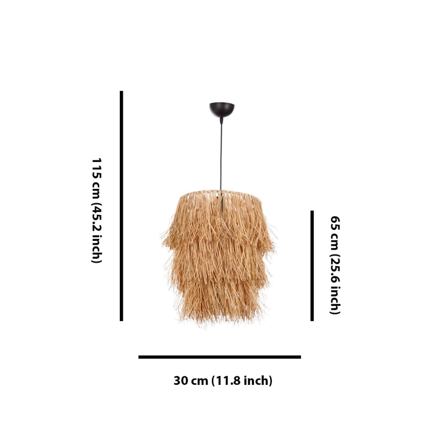 Lustr na lanku TASSEL 1xE27/40W/230V rafie