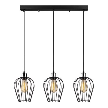 Lustr na lanku TEL 3xE27/100W/230V