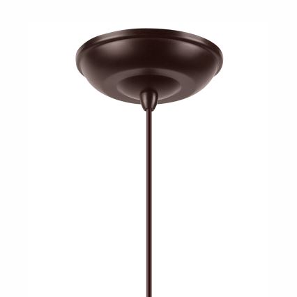 Lustr na lanku TINA 1xE27/60W/230V bronz