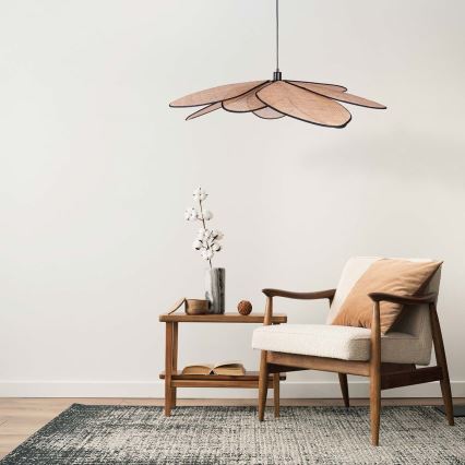 Lustr na lanku TOBAGO 1xE27/20W/230V pr. 100 cm béžová