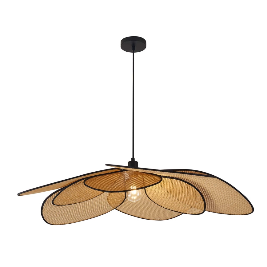 Lustr na lanku TOBAGO 1xE27/20W/230V pr. 100 cm béžová