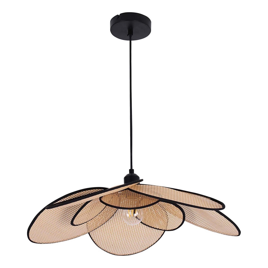 Lustr na lanku TOBAGO 1xE27/20W/230V pr. 60 cm béžová