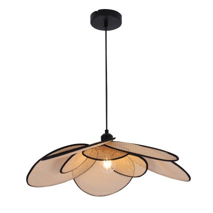 Lustr na lanku TOBAGO 1xE27/20W/230V pr. 60 cm béžová