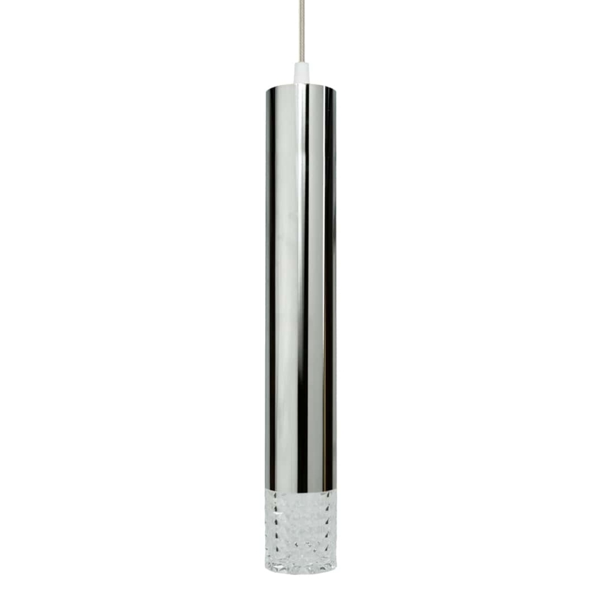 Lustr na lanku TUBI 1xGU10/8W/230V lesklý chrom
