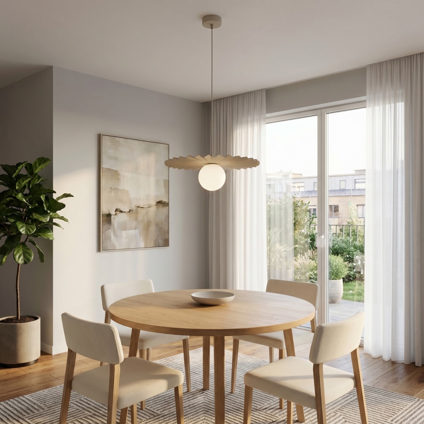 Lustr na lanku UMBRA 1xG9/8W/230V béžová