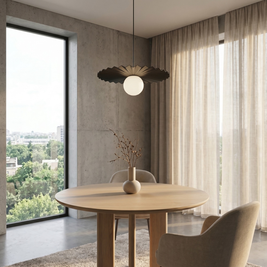 Lustr na lanku UMBRA 1xG9/8W/230V černá