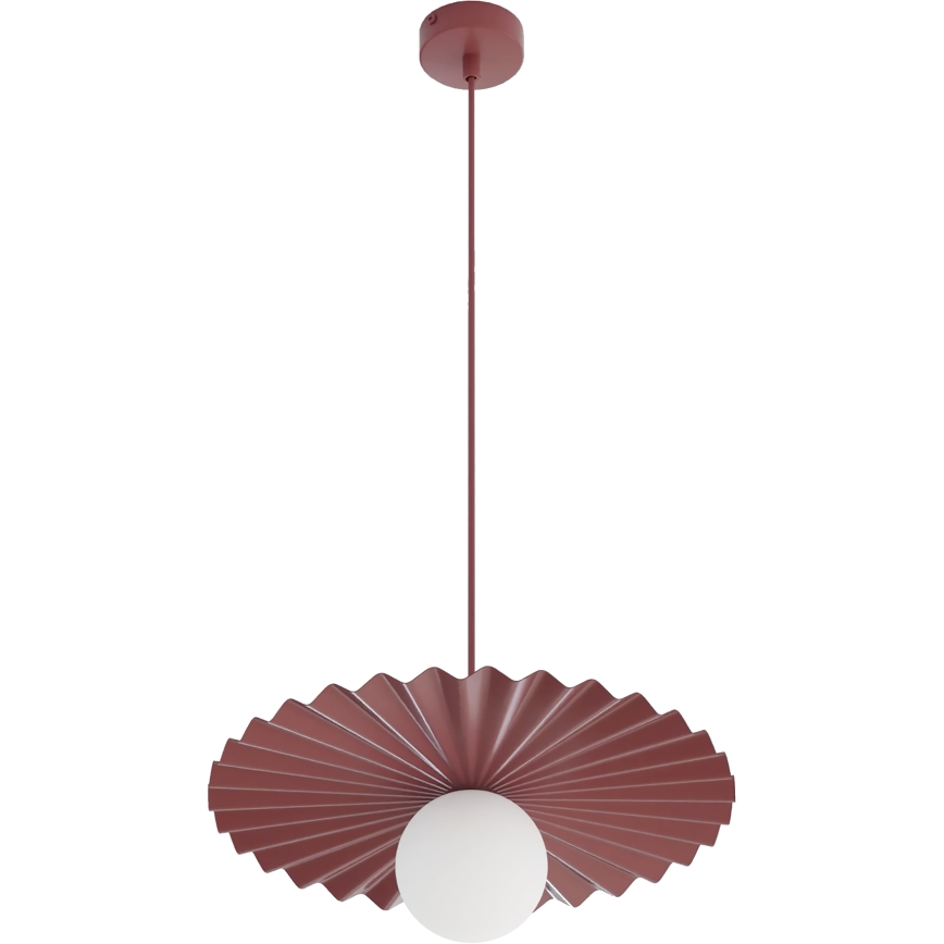 Lustr na lanku UMBRA 1xG9/8W/230V červená